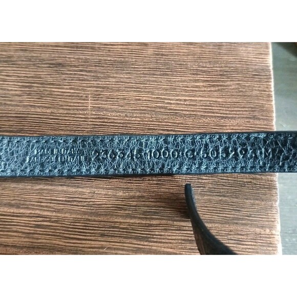 Balenciaga Arena Black Leather Gold Tone Hardware Wrap Bracelet - Picture 6 of 8